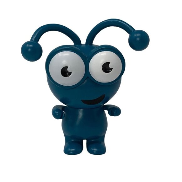 Cricut Cutie Peacock Figure Blue Mascot 3in Original Craft Room Decor New Box O - Picture 1 of 9